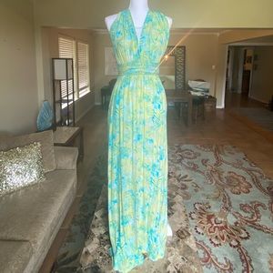 Tangerine Temple Cross your Heart Maxi Dress